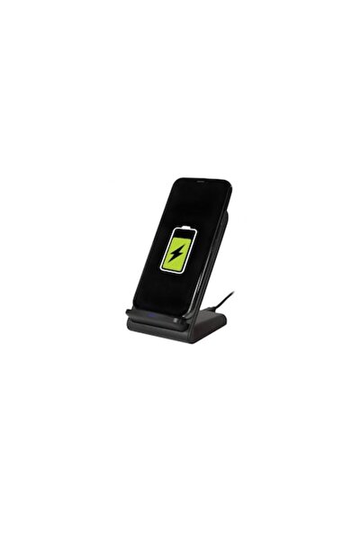 Bibilel Încărcător wireless QI, vertical, încărcare rapidă, 15 W, negru