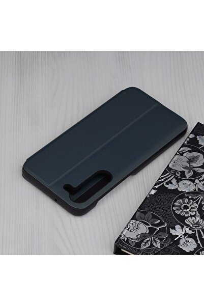 OEM Husa pentru Samsung Galaxy S23 Plus, Piele ecologica, Dark Blue