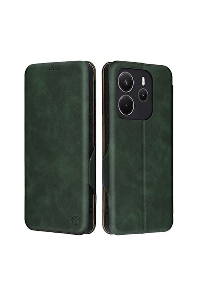 CLOUD Husă pentru Xiaomi Redmi Note 14 4G Regional, Z59, piele, verde