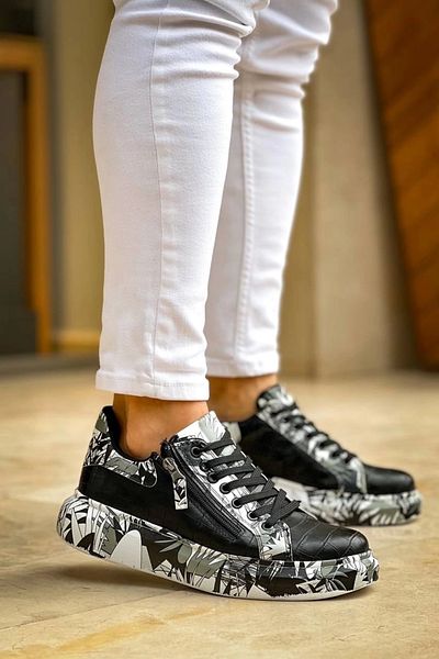 STILVANA KB-02 Lace-up Crocodile Black Black Casual Men's Shoes