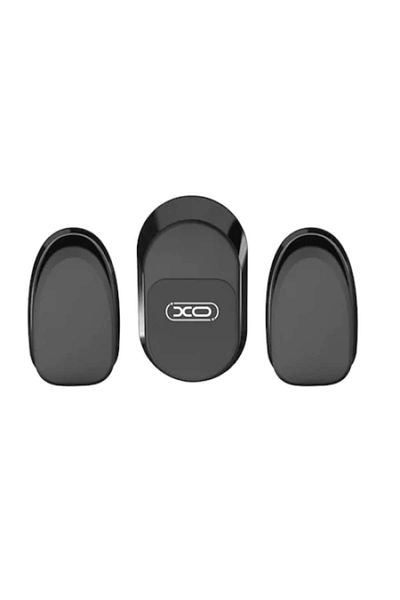 OEM Kit 3 suporturi universale XO-C66 pentru telefon, alte obiecte și chei, suprafață magnetică, negru