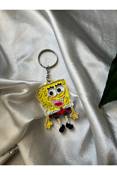 Gonulella سلسلة مفاتيح سبونج بوب سكوير بانتس ثلاثية الأبعاد