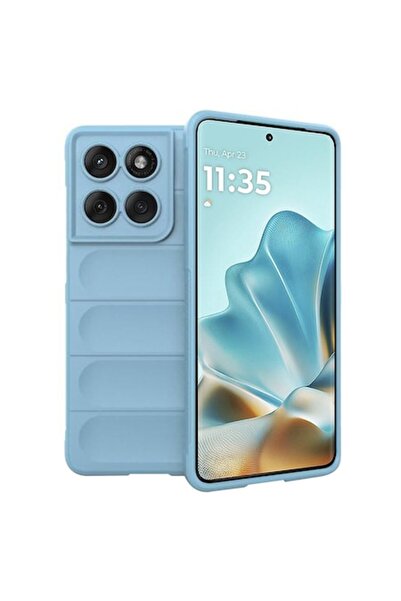 CLOUD Husă pentru Motorola Edge 60/Edge 60 Fusion, Z42, poliuretan, albastru ...