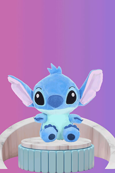 Hediye Nest Stitch Peluş Oyuncak Mavi, 20 Cm Hediyelik