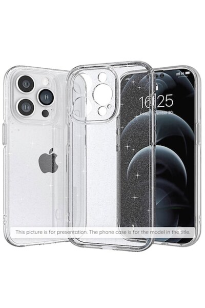 Stef's Cat Husa pentru iPhone 17, SparkleSkin Series, E58, Poliuretan, Clear