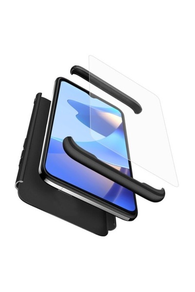 OEM Carcasă pentru Oppo A16/A16s/A54s + folie, plastic, negru