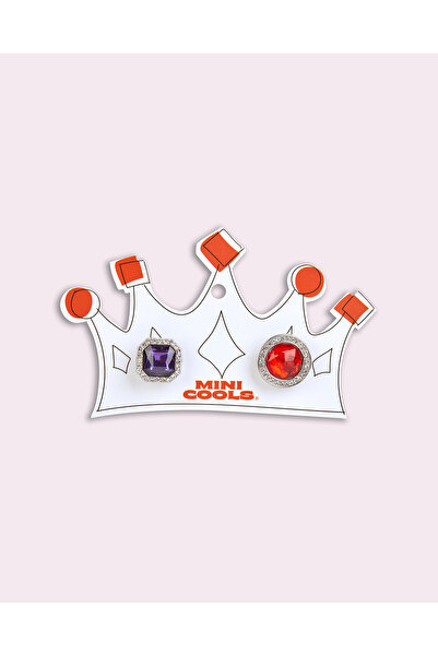 Minicools Rainbow rings, red and purple