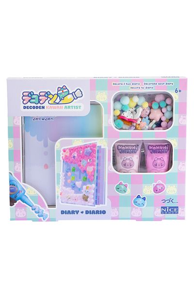 NİCE Decoden Creative Kit – Kawaii Diary to Decorate with Colored Paste