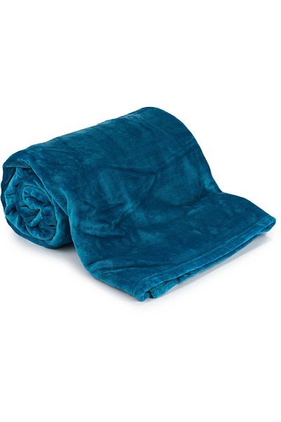 Unicorn Concept Cocolino plain blanket, 200x230, Blue