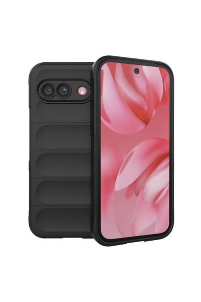 Tim High Protection Case for Google Pixel 9a, E39, Thermoresistant Plastic, Intense Dark