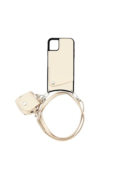 Bibilel Set compatibil pentru iPhone 11 cu husă din piele și husă AirPods