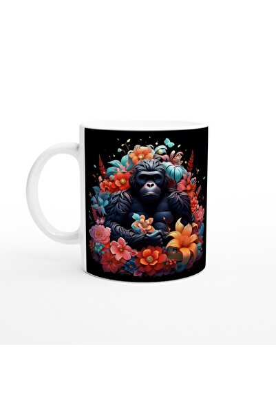 Luluyen كوب غوريلا سيد الزهور