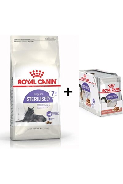 Royal Canin +7 Yaş Üzeri Kısırlaştırılmış Kedi Maması 3,5 kg + 12 Adet Yaş Mama