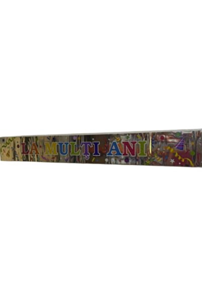 Bibilel Banner de perete LA MULTI ANI, 266 X 11 cm, Πολύχρωμο