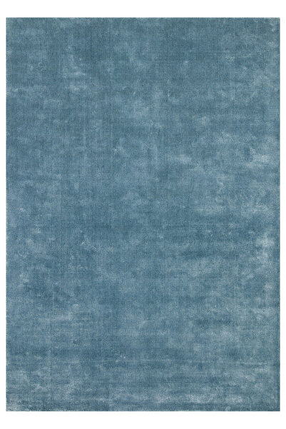 Vog Halı El Dokuma Mavi Keten Modern Salon Halısı – Yumuşak Dokulu, Doğal ve ...