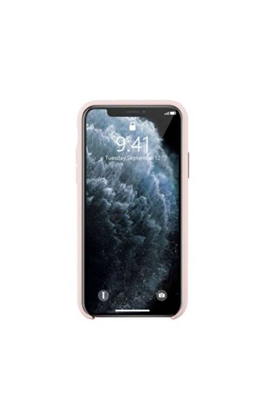 SOHO Protective back case with Apple logo for iPhone 11 Pro, silicone, Pink