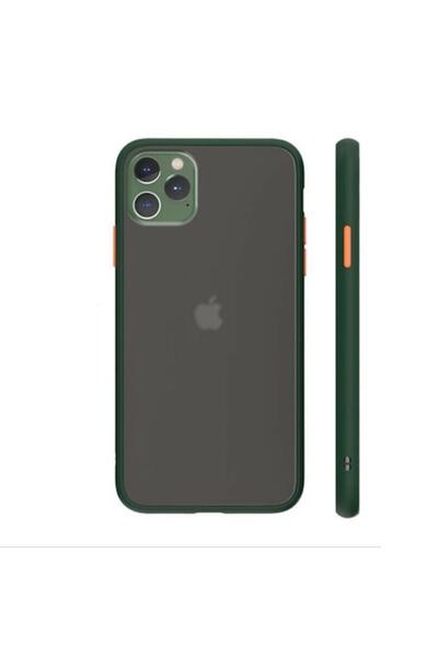 Bibilel Protective Case for iPhone 11 Pro Max, Back Protection, Bumper, Dark Green
