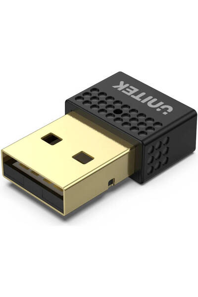 Unitek محول USB Bluetooth 5.1، التوصيل والتشغيل، مادة ABS، نطاق تشغيل 20 مترًا