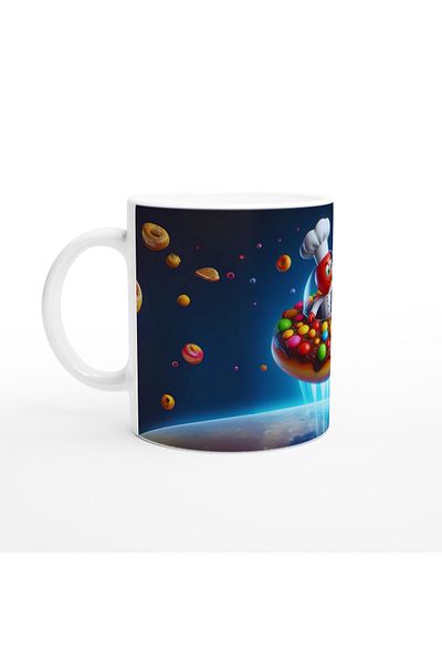 Luluyen Children's Special Printed Mug with Nap Adventure in Space Theme