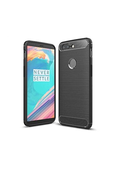 Bibilel Husa spate, carcasa antisoc silicon cu insertii carbon, pentru OnePlu...