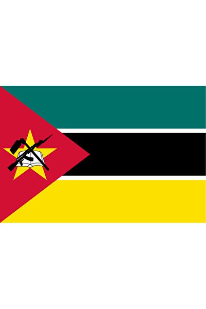Ti Play Pictură de perete cu steagul țării Mozambic 45x30CM Pictură din PVC f...
