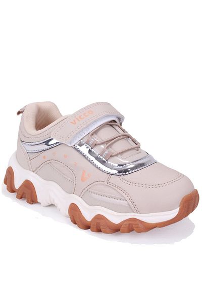 Vicco Dream 346F25K210 Beige Orthopedic Daily Girl's Sports Shoes