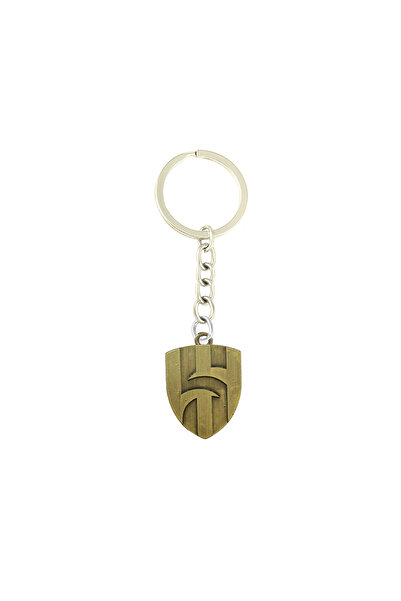 Al hilal Shield Emblem Metal Keychain with Durable Chain – 9.5cm x 2.5cm