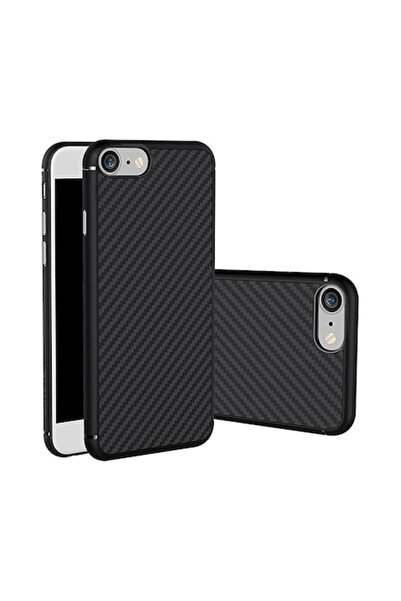 Bibilel Black Carbon Model Protective Case for iPhone 8