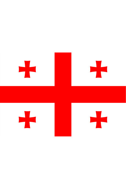 Ti Play DRAGAȚĂ NAȚIONALĂ A GEORGIAI 45x30CM TABLA DE PERETE TABLA FĂRĂ CADRU TABLA PVC