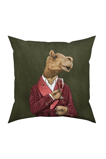 Adawall Mr. Camel Pillow/Cushion (Filler Bead Fiber, Nation. Washing and Fading Certificate)