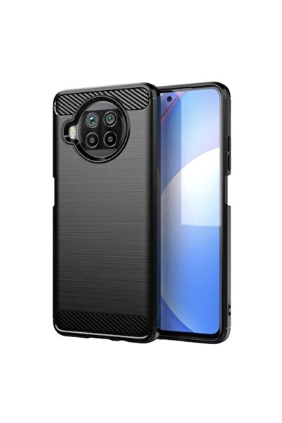 Bibilel Husă de protecție pentru Xiaomi Mi 10T Lite, inserții din carbon, neagră