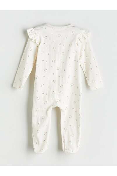 LC Waikiki LCW baby YENİ SEZON Çiçekli Kız Bebek Hastane Çıkış Seti