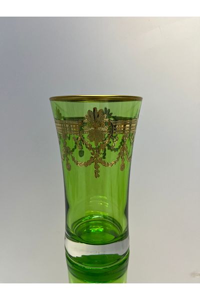 DECOSTYLE Taç Gold Pantograph Embroidered Beverage Cup 300 Cc 1 Pc.