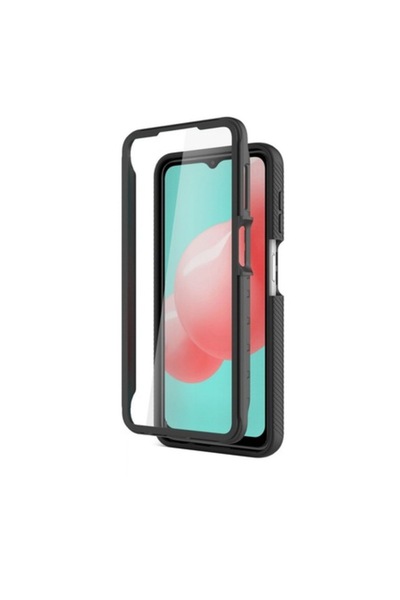 SOHO 360 Case Compatible with OnePlus Nord N20 5G, Display and Back, Black-Transparent