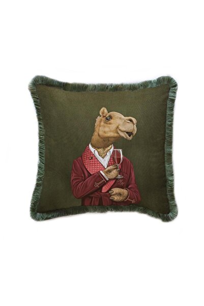 Adawall Mr. Camel Pillow/Cushion (Filler Bead Fiber, Nation. Washing and Fading Certificate)
