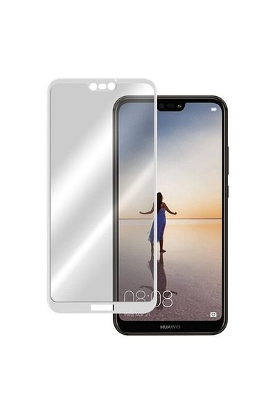 Huawei Tempered Glass Screen Protector for P20 Lite, 9H, White