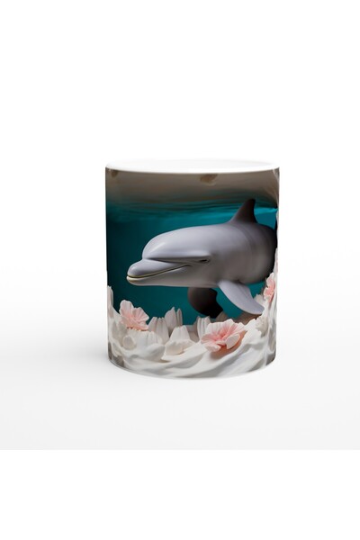 Luluyen كوب بتصميم دولفين يُصفى ببهجة في حديقة المرجان