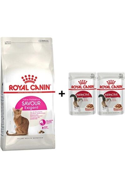 Royal Canin Savour Exigent Kuru Kedi Maması 2 kg + 2 Adet Yaş Mama Hediye
