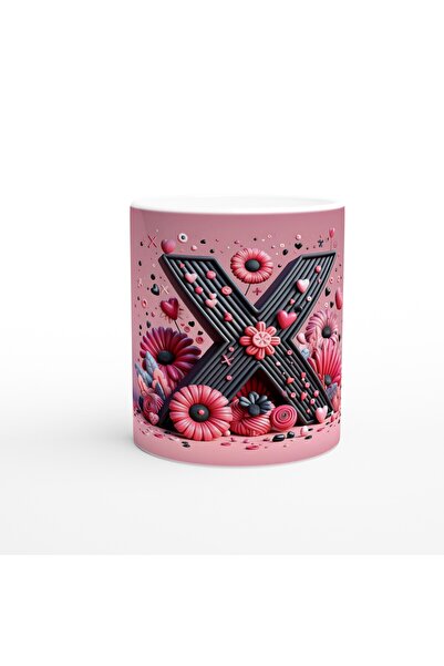 Luluyen كوب بتصميم حرف X ديناميكي