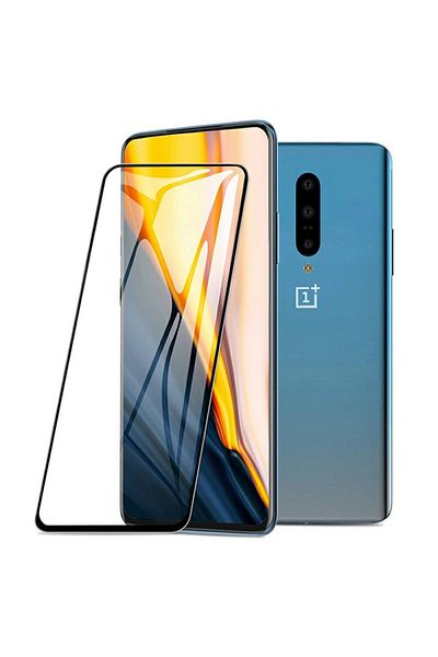 OEM 9H Premium Glass Screen Protector for OnePlus 7 Pro, Black