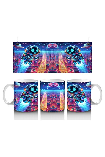 Luluyen كوب رائد الفضاء الآلي المستقبلي الذي يحب الأطفال الحليب