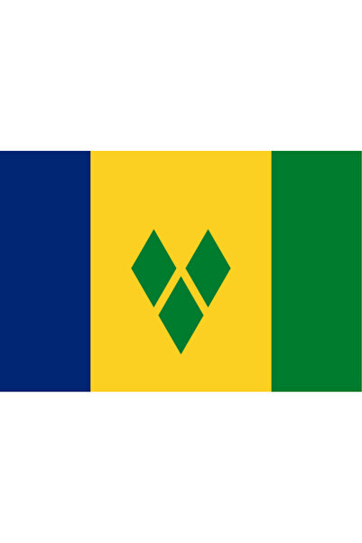 Ti Play SANTA VINCENT ȘI GRENADINES FLAG NAȚIONAL 45x30CM PICTURĂ DE PERETE F...