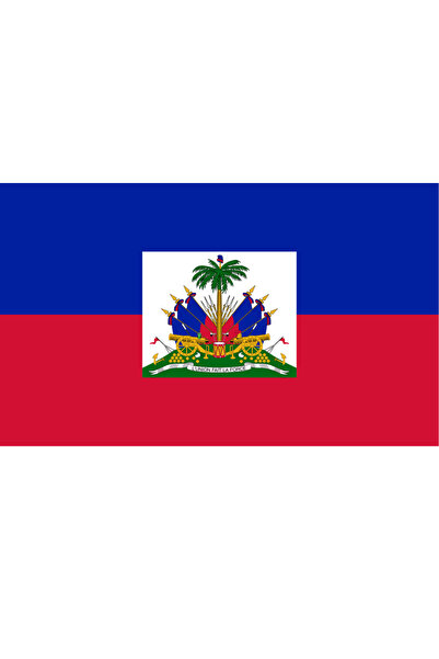 Ti Play Pictură de perete cu steagul țării HAITI 45x27CM Pictură din PVC fără...