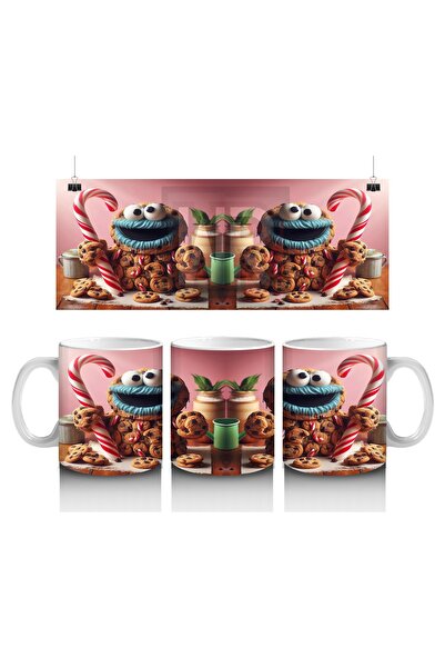 Luluyen كوب مهرجان كوكي مونستر لمحبي الحليب للأطفال