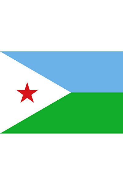 Ti Play Pictură de perete cu steagul țării CIBUTI 45x30CM Pictură din PVC fără cadru