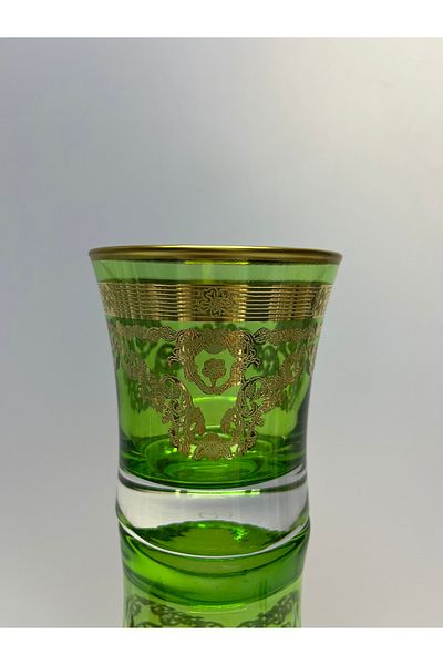 DECOSTYLE As10 Gold Pantograph Embroidered Colorful Cup