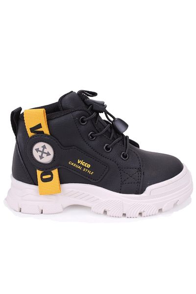 Vicco Marcus 946B24K407 Black Orthopedic Daily Boy's Boots