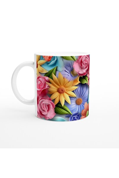 Luluyen Flower Garden Vivid Colored Mug