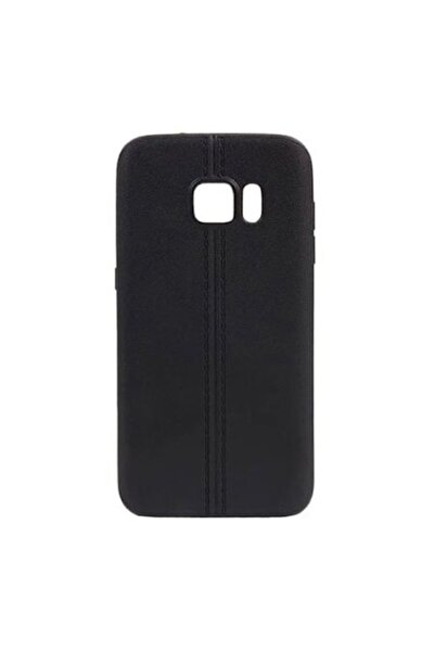 Bibilel Carcasă de protecție pentru Samsung Galaxy S6 Edge - Bară de protecție din silicon, neagră