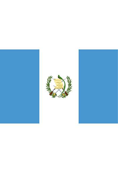 Ti Play Pictură de perete cu steagul țării GUATEMALA 45x28CM Pictură din PVC fără cadru